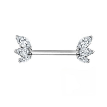 Jewelled Nipple Marquis Fan